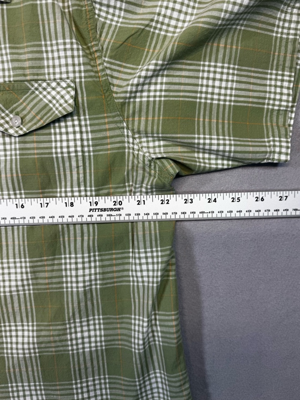 Mountain Khakis Green and White Plaid Button-Down Shirt - Men's Casual - Picture 4 of 6